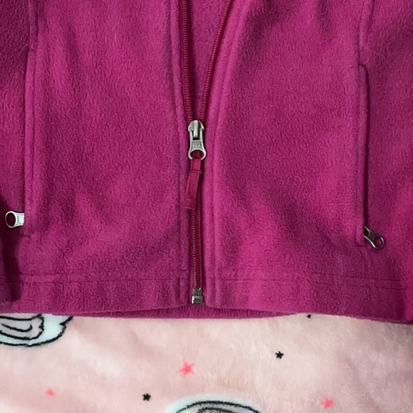 Columbia Kids Fleece Jacket - Magenta - Picture 3 of 4